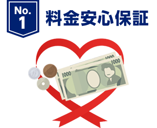 追加料金不要の明朗会計