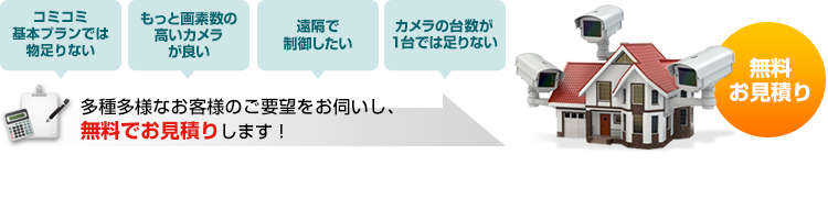 無料お見積もり