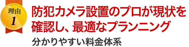 防犯カメラ設置のプロが現状を確認し、最適なプランニング