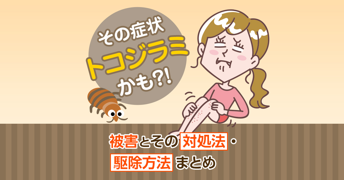 その症状 トコジラミかも?!　被害とその対処法・駆除方法まとめ