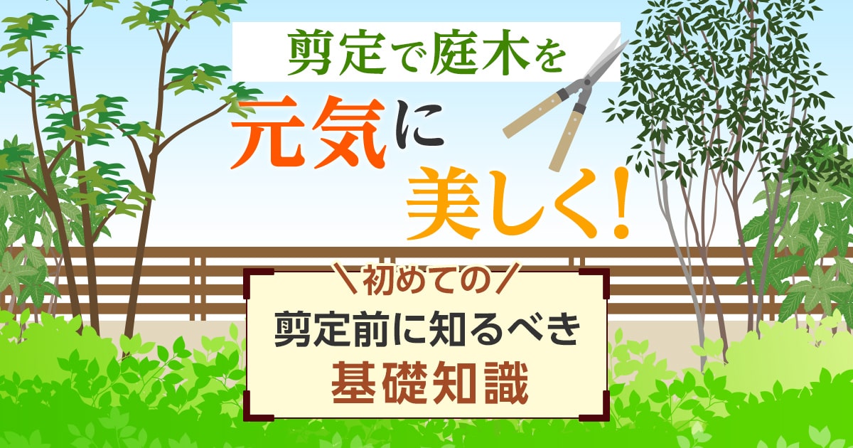 剪定の意味からやり方まで一目瞭然！初めての剪定前に知るべき基礎知識